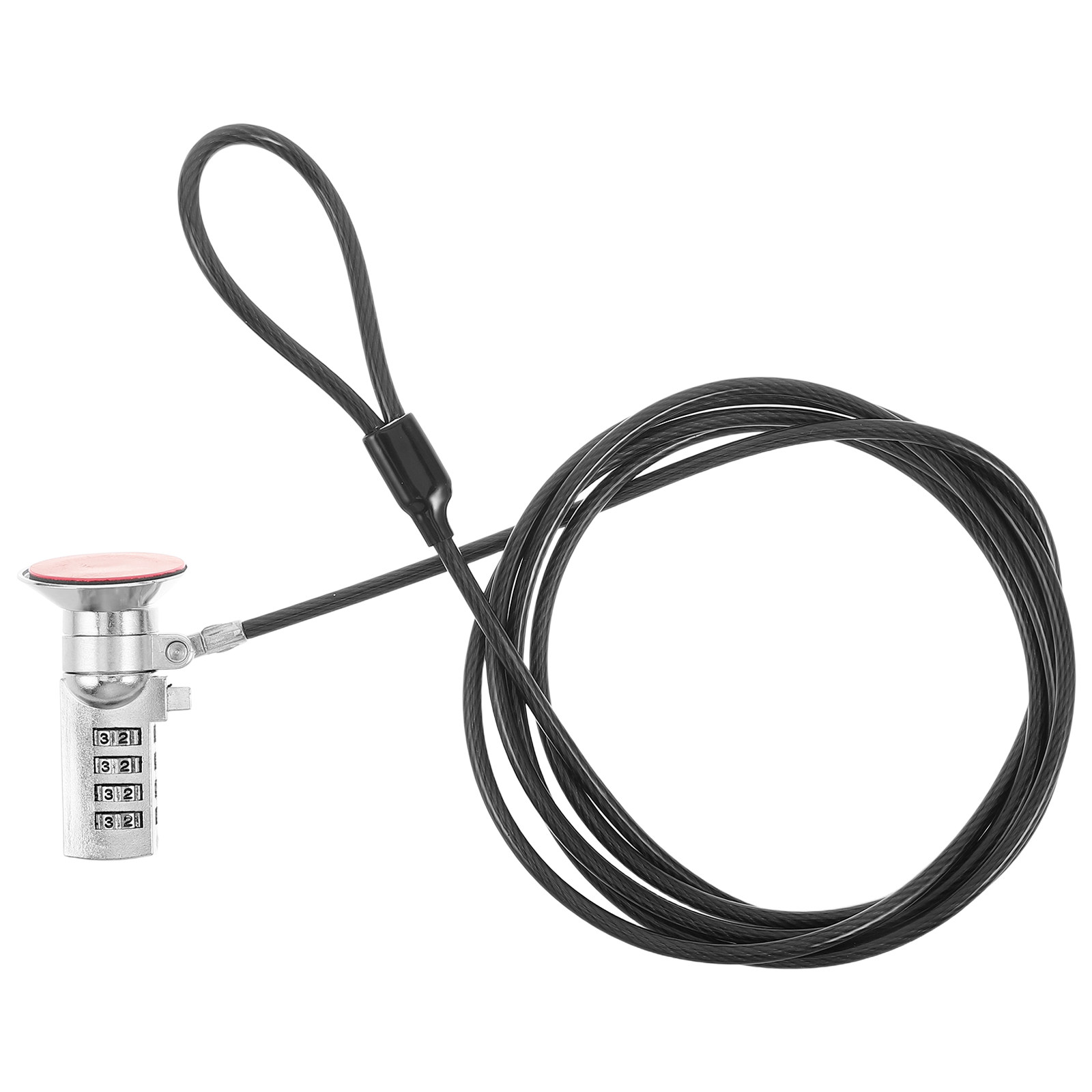 Cable Lock Flexible - 1 ชุด ล็อคแล็ปท็อปแบบสายเคเบิล 4 หลัก ตั้งรหัสใหม่ได้