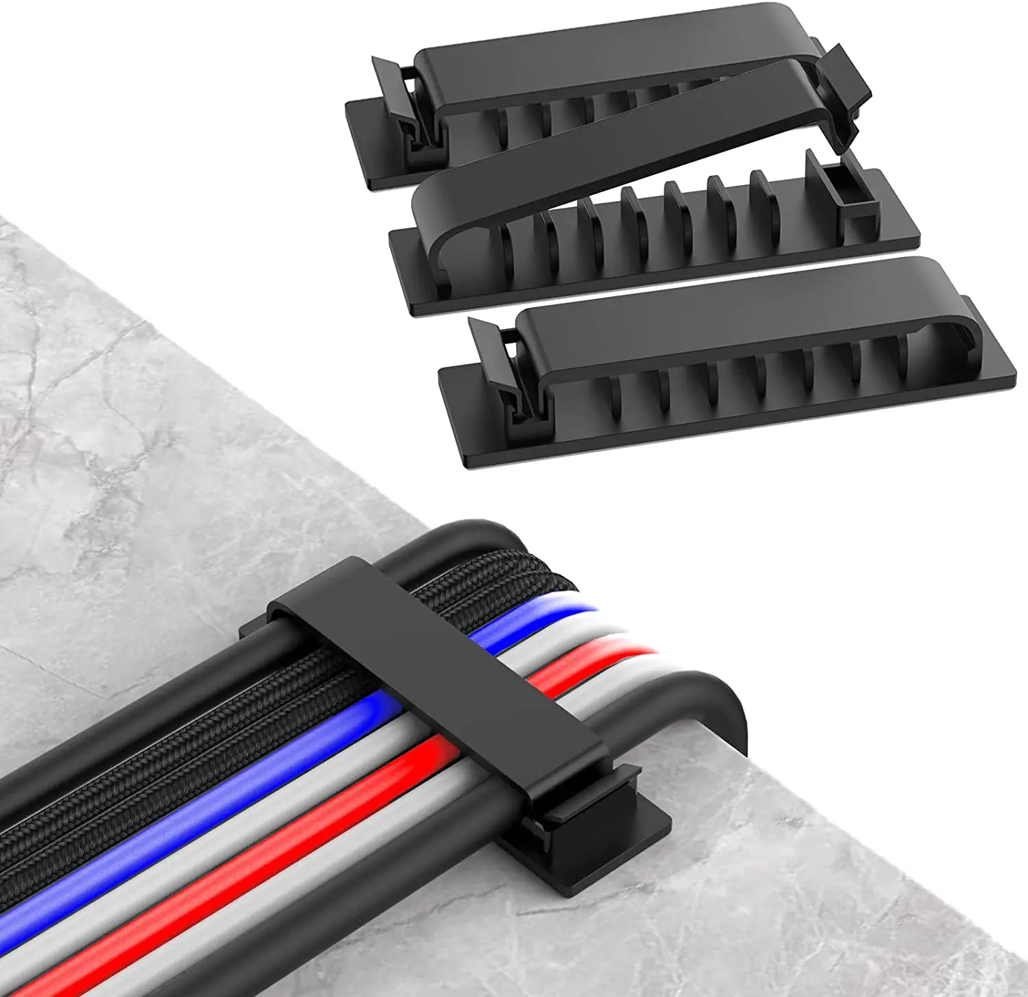 Cable Lock Flexible - ที่จัดระเบียบสายเคเบิล ที่เก็บสายไฟ ที่ยึดสาย USB แบบยืดหยุ่น ที่มัดสายซิลิโคนสำหรับเมาส์