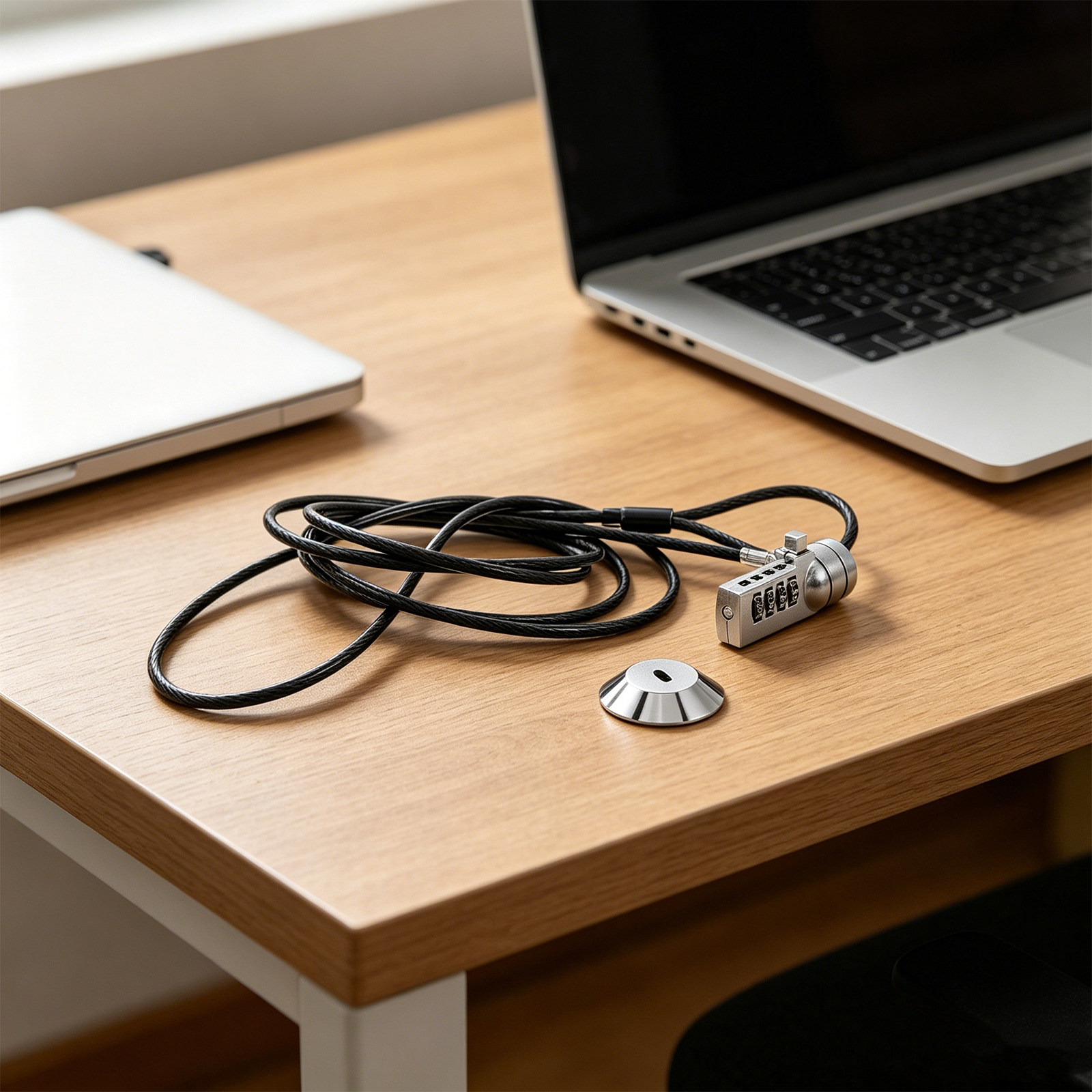 1 ชุด ล็อคแล็ปท็อปแบบสายเคเบิล - Cable Lock Flexible บทวิจารณ์และราคา