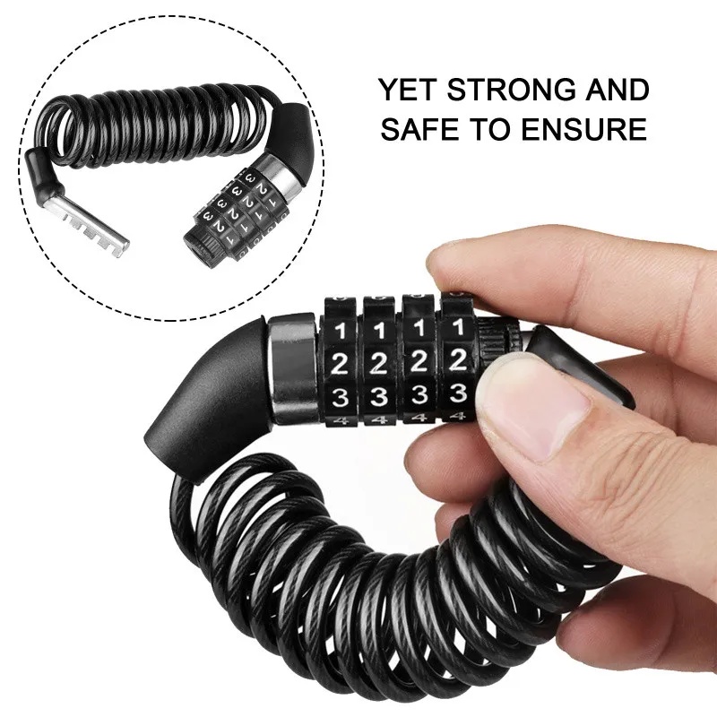 สายล็อคกันขโมยสำหรับมอเตอร์ไซค - Chain Lock Combination บทวิจารณ์และราคา