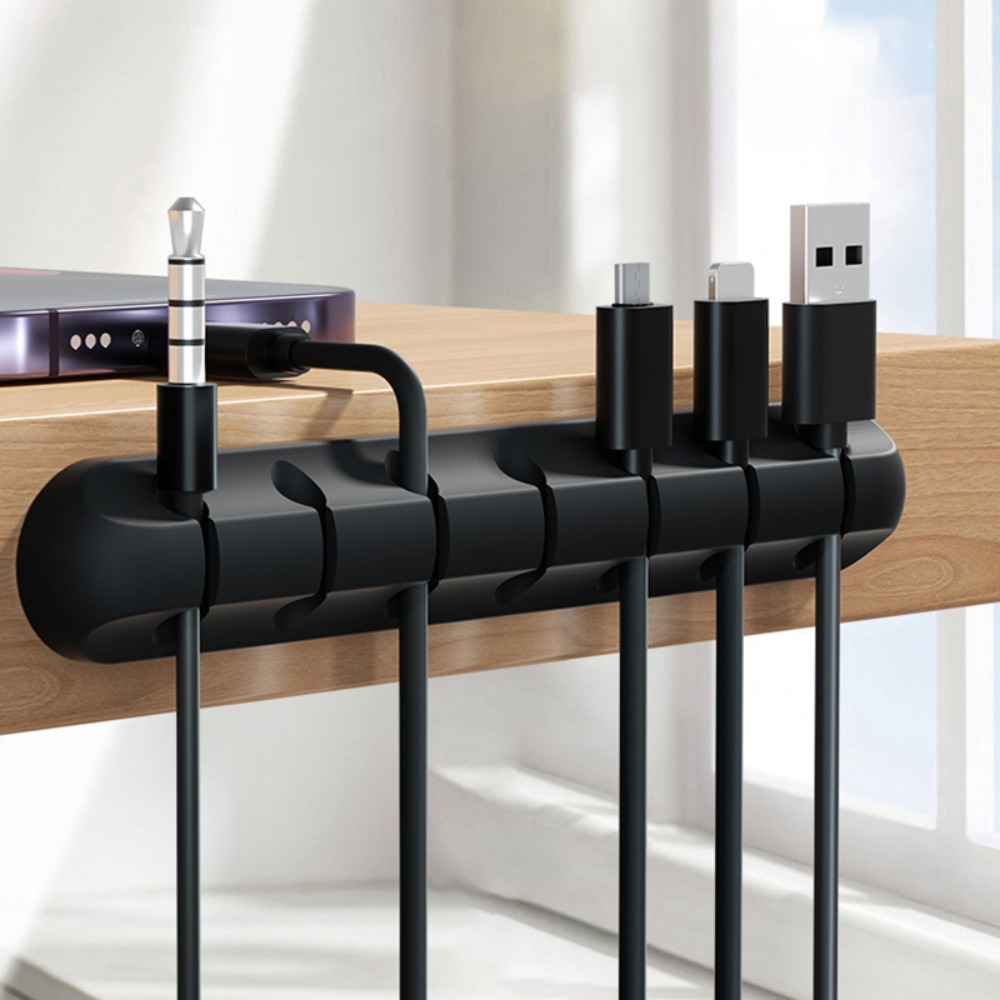 ที่จัดสายเคเบิลสีดำแบบใหม่ ที่ - Cable Lock Flexible บทวิจารณ์และราคา