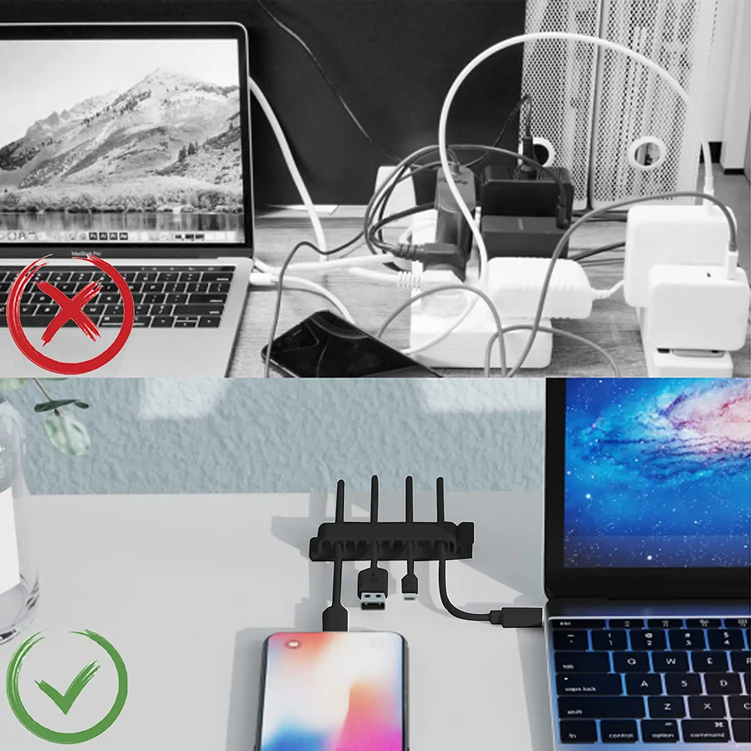 ที่จัดระเบียบสายเคเบิล ที่เก็บ - Cable Lock Flexible บทวิจารณ์และราคา