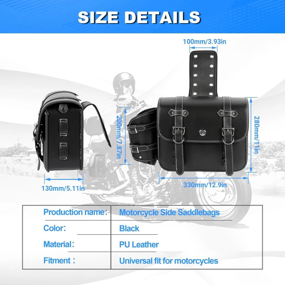 กระเป๋าข้างมอเตอร์ไซค์พร้อมที่ - Panniers Waterproof Rear บทวิจารณ์และราคา